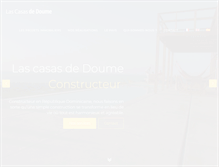Tablet Screenshot of lascasasdedoume.com